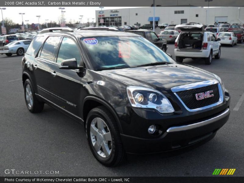 Carbon Black Metallic / Ebony 2008 GMC Acadia SLT
