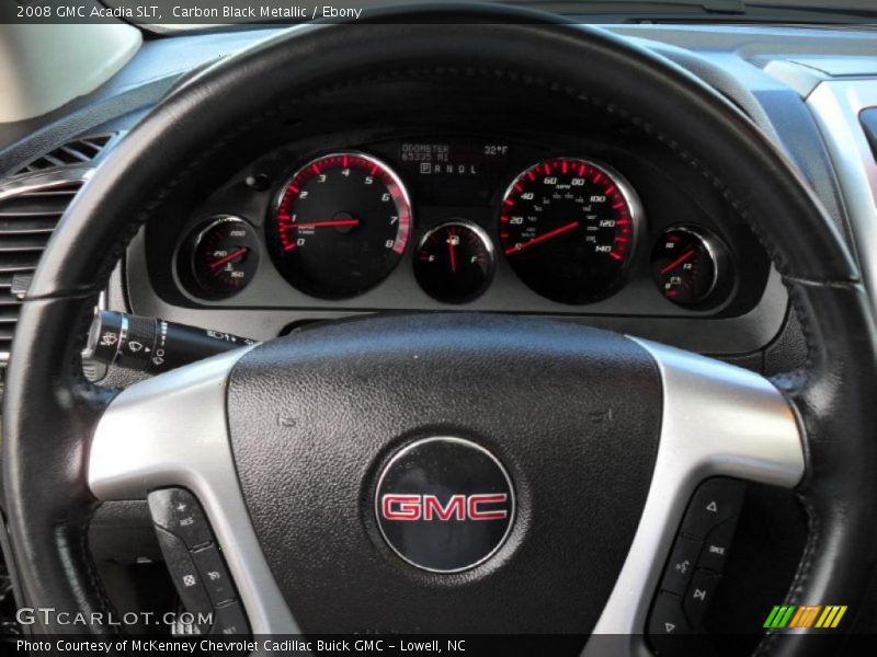 Carbon Black Metallic / Ebony 2008 GMC Acadia SLT