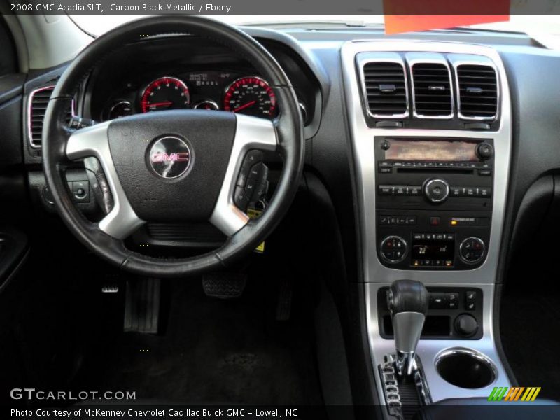 Carbon Black Metallic / Ebony 2008 GMC Acadia SLT
