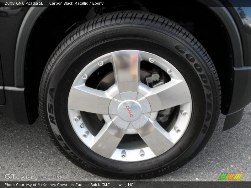 Carbon Black Metallic / Ebony 2008 GMC Acadia SLT
