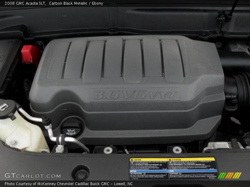Carbon Black Metallic / Ebony 2008 GMC Acadia SLT