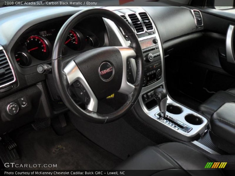 Carbon Black Metallic / Ebony 2008 GMC Acadia SLT