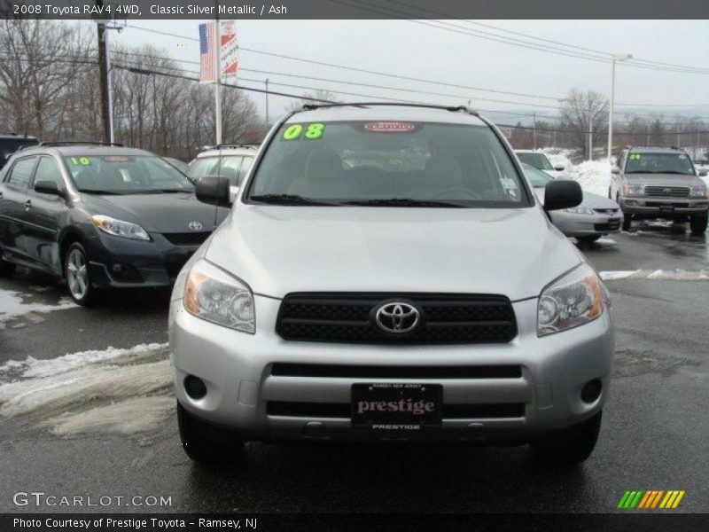 Classic Silver Metallic / Ash 2008 Toyota RAV4 4WD
