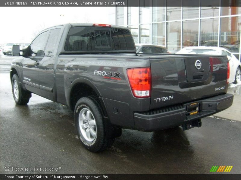 Smoke Metallic / Charcoal 2010 Nissan Titan PRO-4X King Cab 4x4