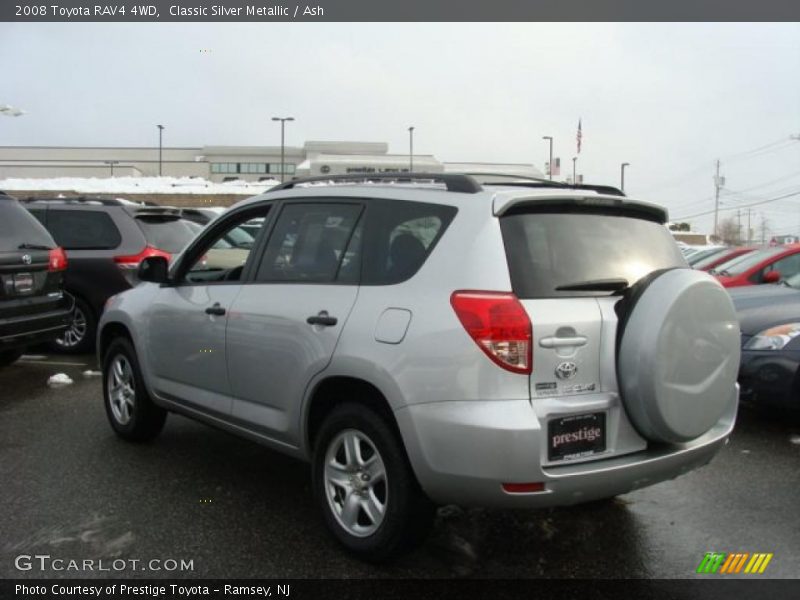 Classic Silver Metallic / Ash 2008 Toyota RAV4 4WD