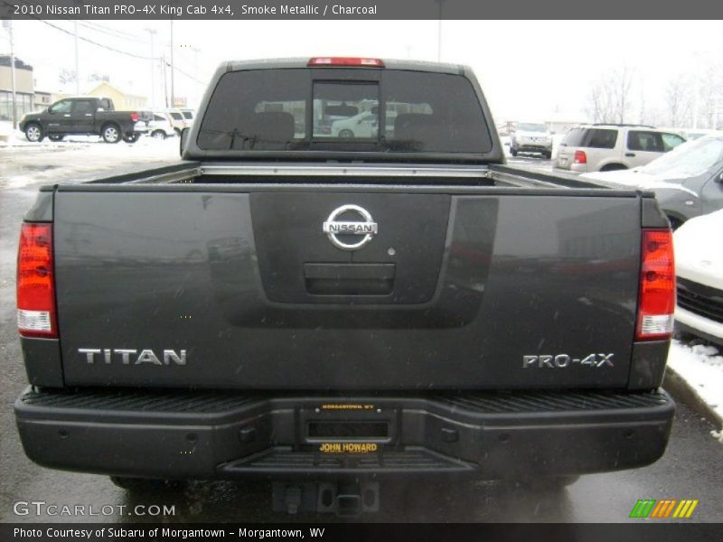 Smoke Metallic / Charcoal 2010 Nissan Titan PRO-4X King Cab 4x4