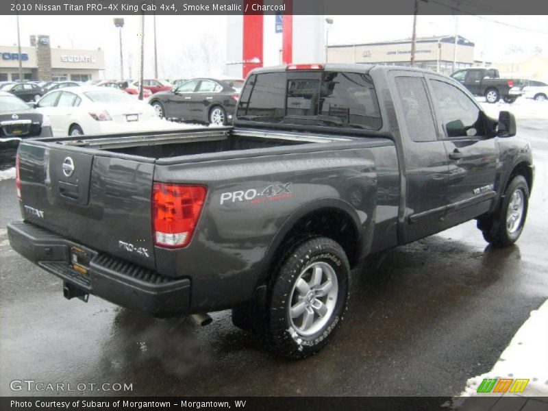 Smoke Metallic / Charcoal 2010 Nissan Titan PRO-4X King Cab 4x4