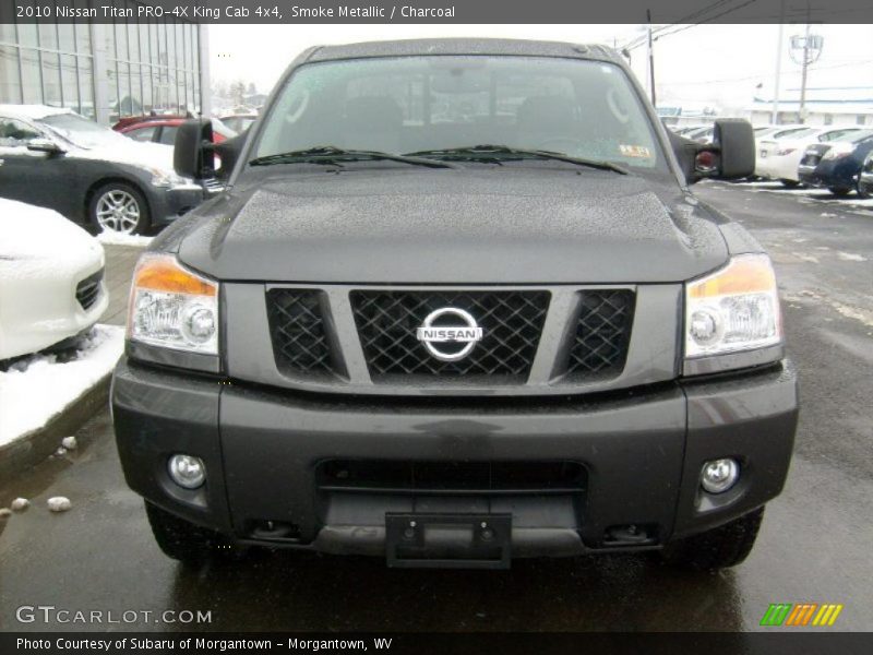 Smoke Metallic / Charcoal 2010 Nissan Titan PRO-4X King Cab 4x4