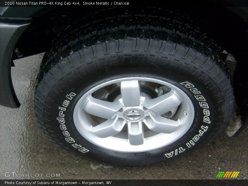 Smoke Metallic / Charcoal 2010 Nissan Titan PRO-4X King Cab 4x4