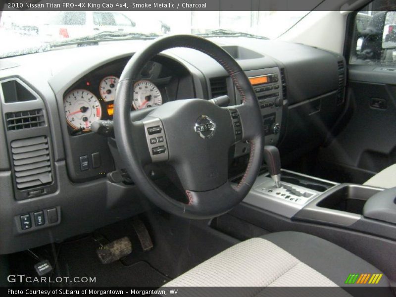 Smoke Metallic / Charcoal 2010 Nissan Titan PRO-4X King Cab 4x4