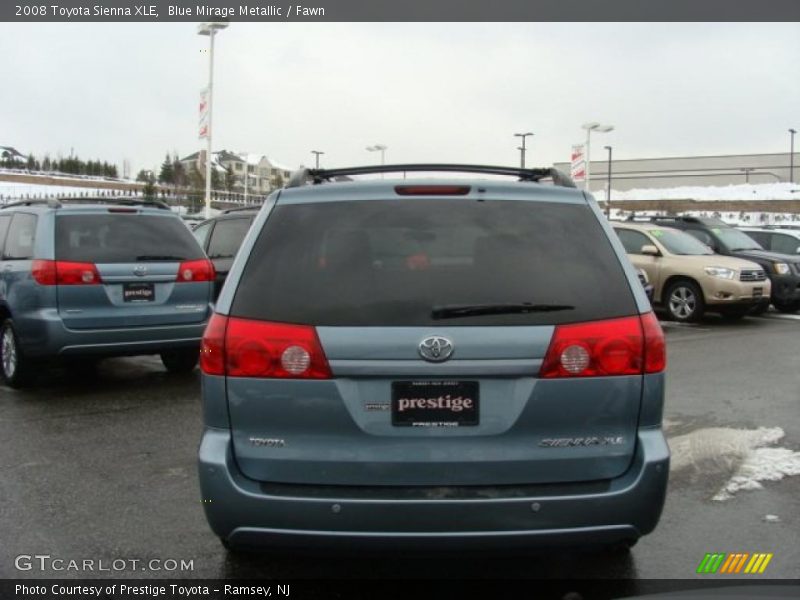 Blue Mirage Metallic / Fawn 2008 Toyota Sienna XLE