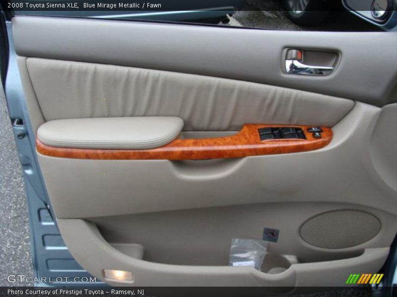 Blue Mirage Metallic / Fawn 2008 Toyota Sienna XLE
