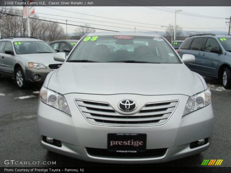 Classic Silver Metallic / Ash 2008 Toyota Camry XLE