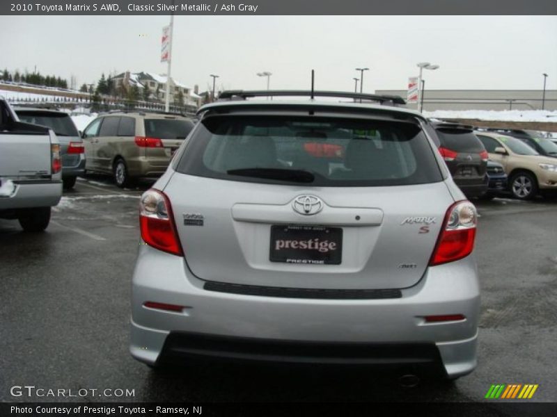 Classic Silver Metallic / Ash Gray 2010 Toyota Matrix S AWD