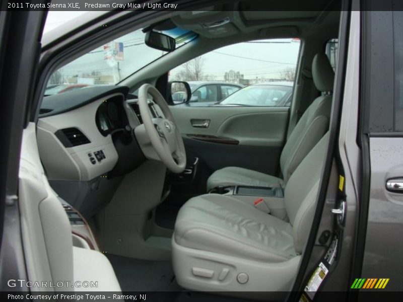  2011 Sienna XLE Light Gray Interior