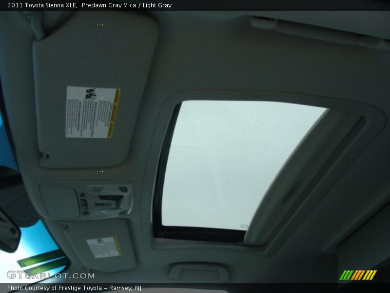 Sunroof of 2011 Sienna XLE