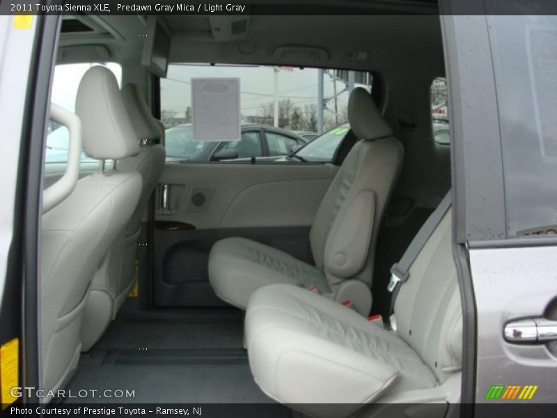  2011 Sienna XLE Light Gray Interior