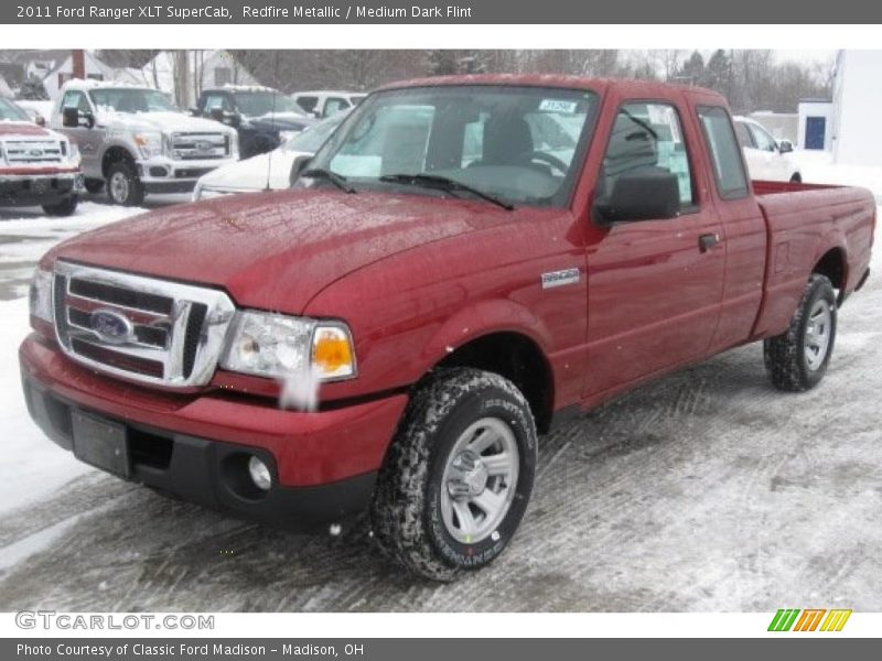 Redfire Metallic / Medium Dark Flint 2011 Ford Ranger XLT SuperCab