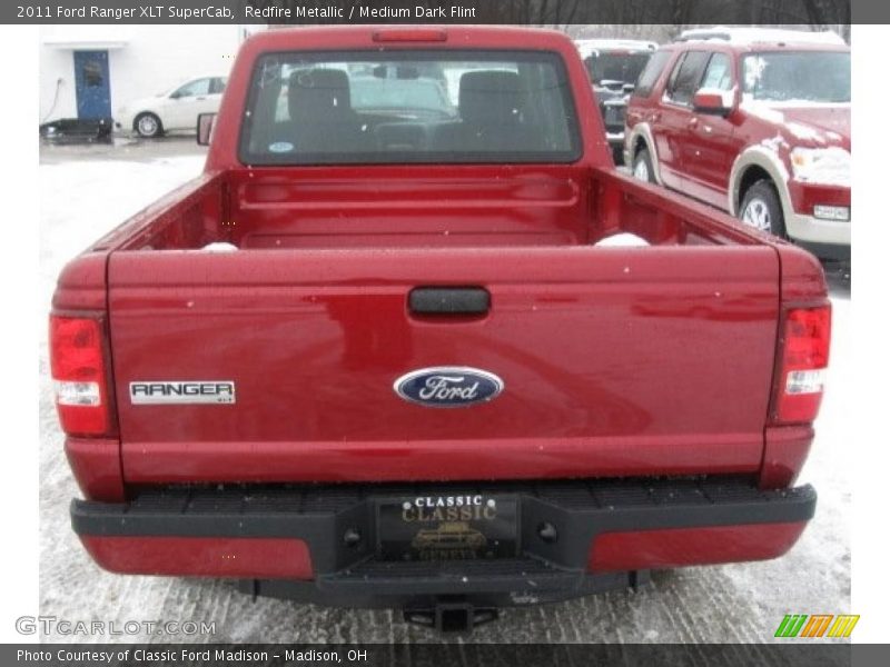 Redfire Metallic / Medium Dark Flint 2011 Ford Ranger XLT SuperCab