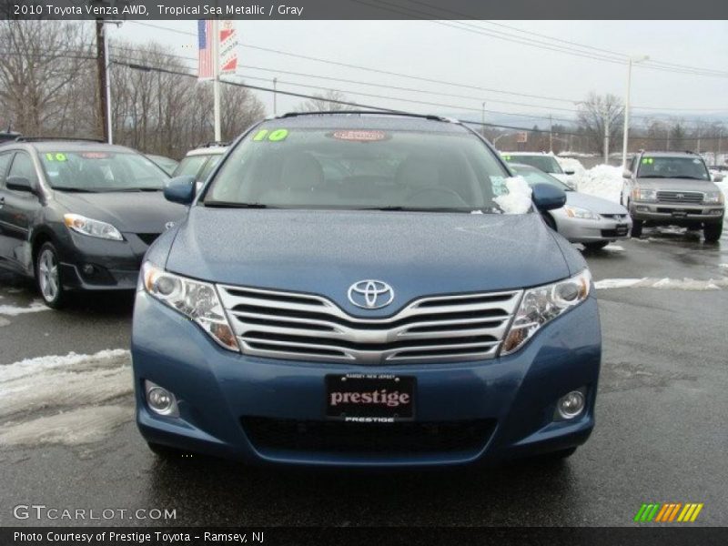 Tropical Sea Metallic / Gray 2010 Toyota Venza AWD