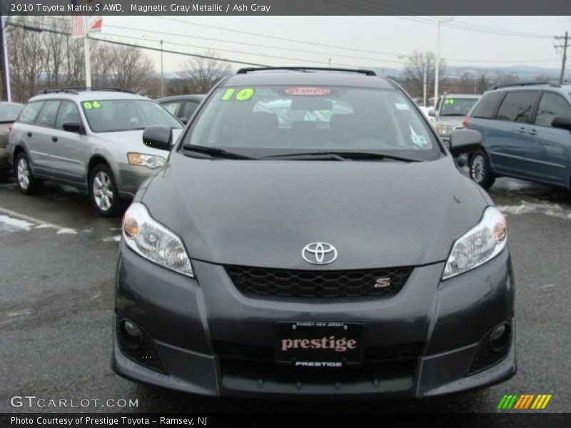 Magnetic Gray Metallic / Ash Gray 2010 Toyota Matrix S AWD
