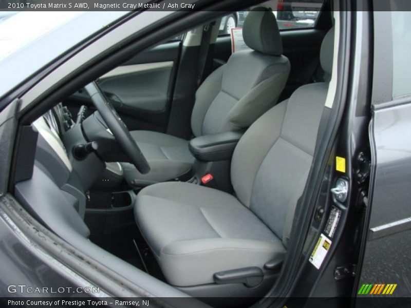 2010 Matrix S AWD Ash Gray Interior