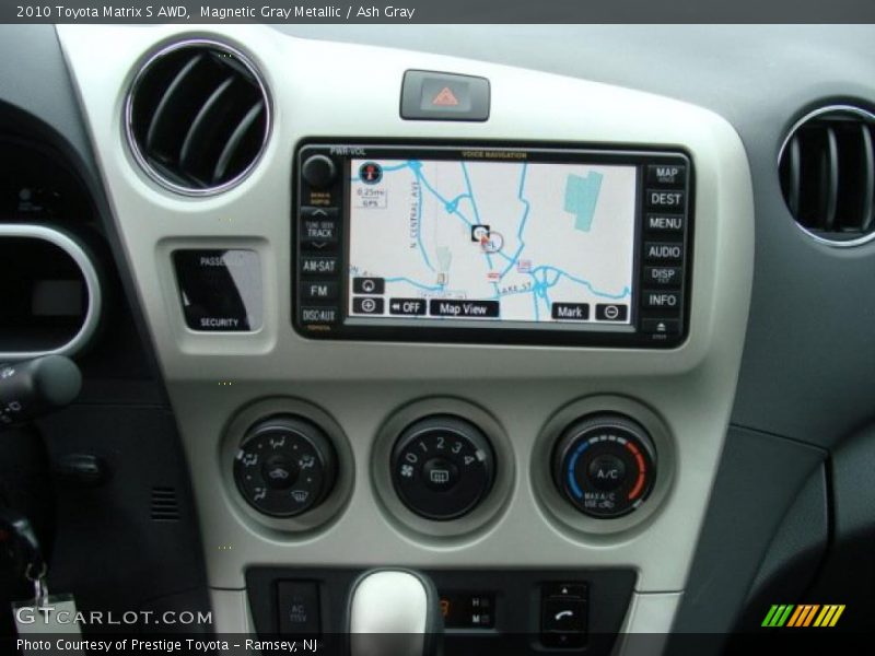 Navigation of 2010 Matrix S AWD