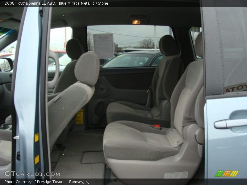 Blue Mirage Metallic / Stone 2008 Toyota Sienna LE AWD