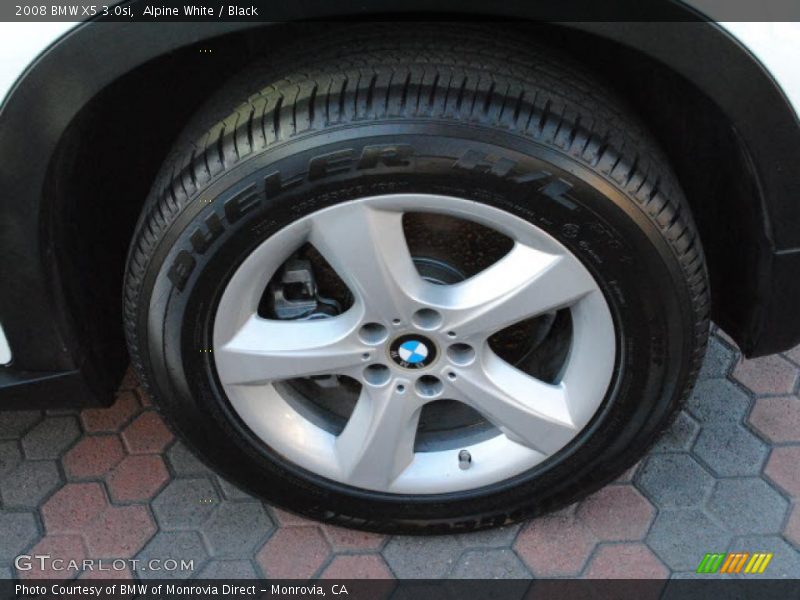 Alpine White / Black 2008 BMW X5 3.0si