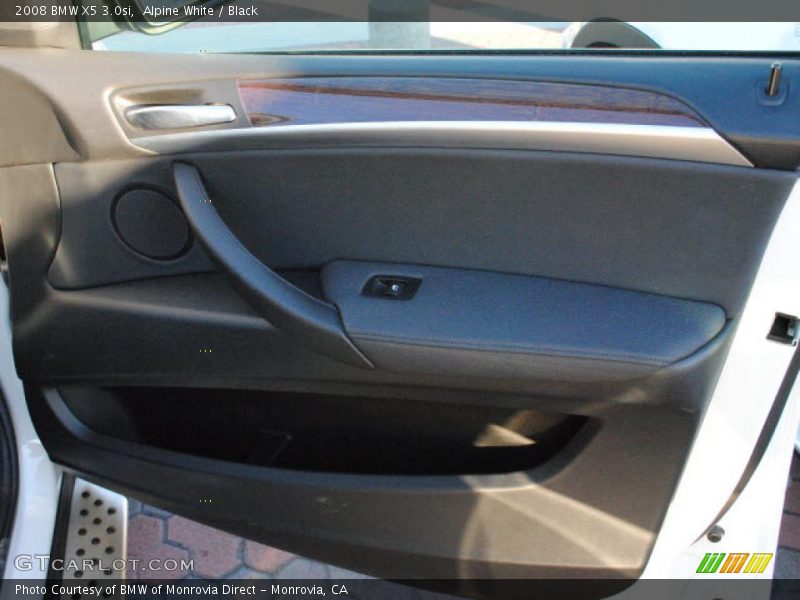 Alpine White / Black 2008 BMW X5 3.0si