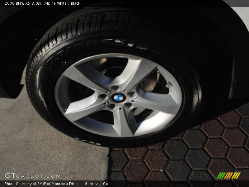 Alpine White / Black 2008 BMW X5 3.0si