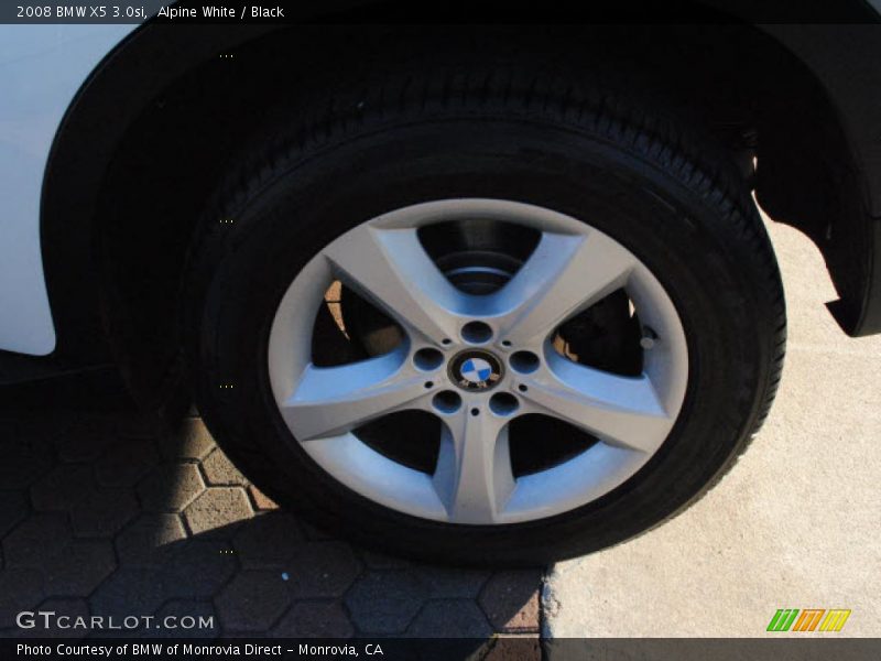 Alpine White / Black 2008 BMW X5 3.0si