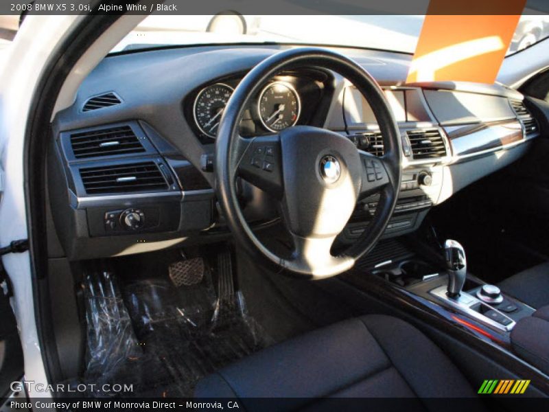 Alpine White / Black 2008 BMW X5 3.0si