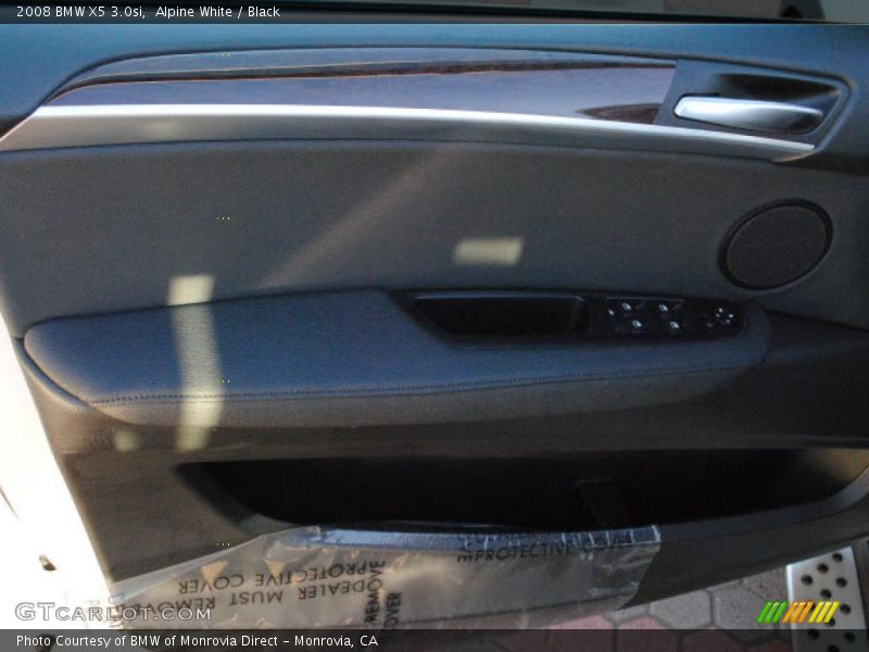 Alpine White / Black 2008 BMW X5 3.0si
