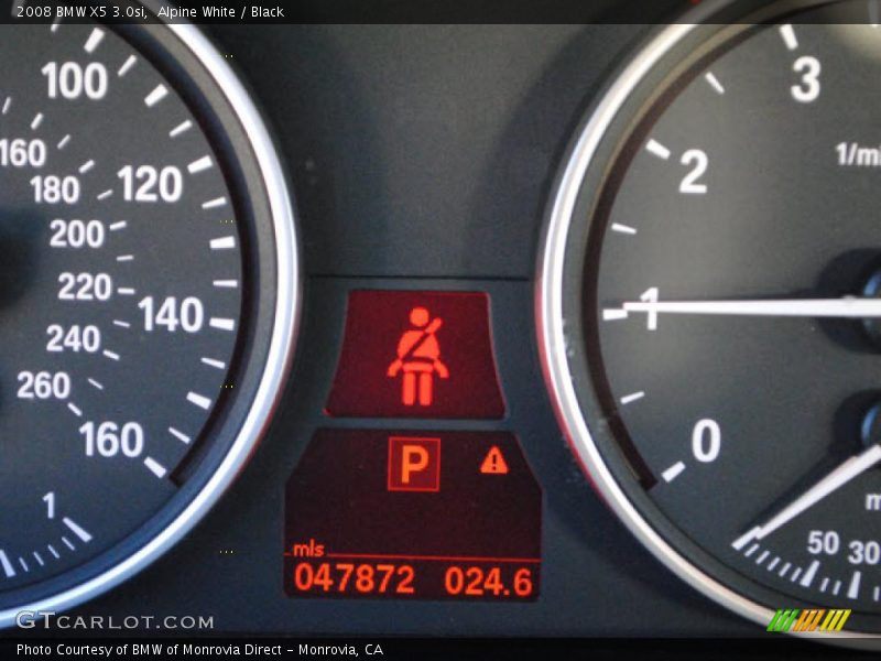 Alpine White / Black 2008 BMW X5 3.0si