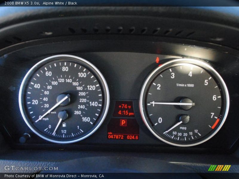 Alpine White / Black 2008 BMW X5 3.0si