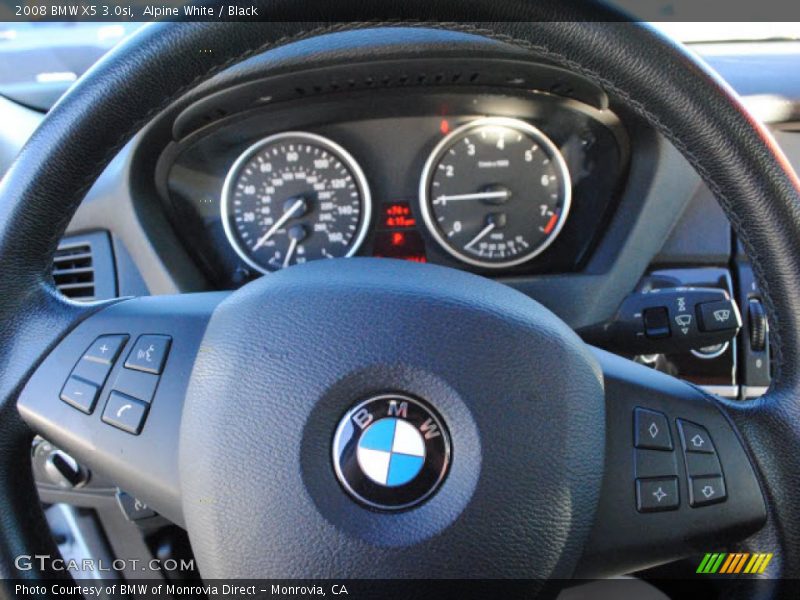 Alpine White / Black 2008 BMW X5 3.0si