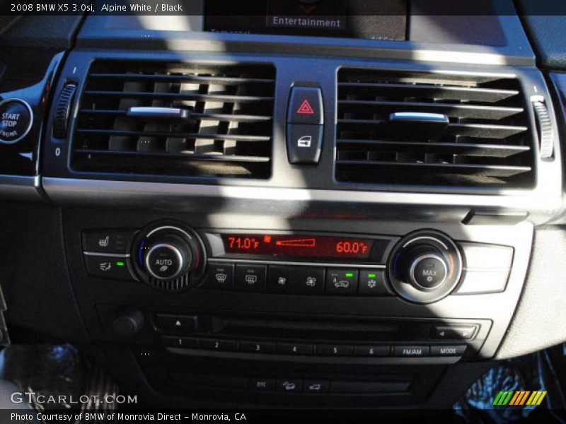 Alpine White / Black 2008 BMW X5 3.0si