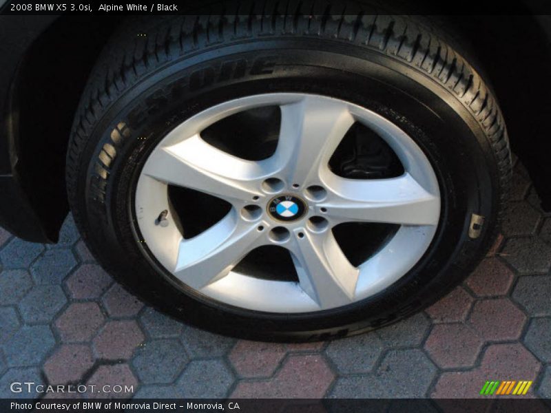 Alpine White / Black 2008 BMW X5 3.0si
