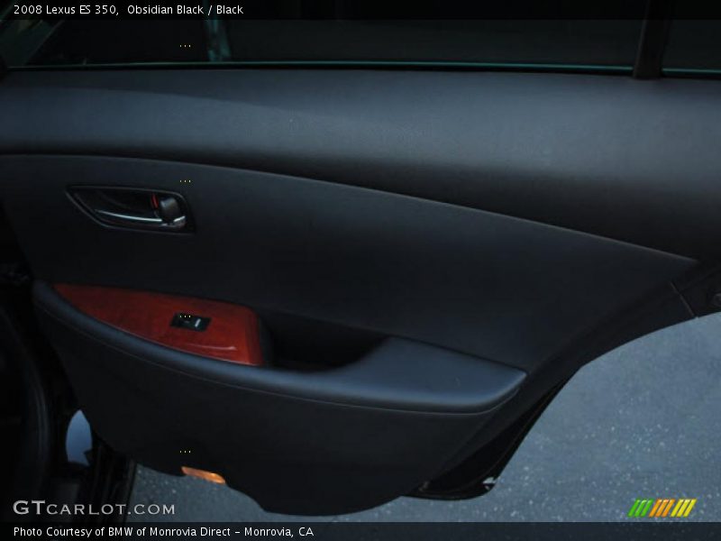 Obsidian Black / Black 2008 Lexus ES 350