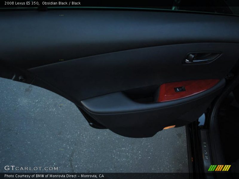 Obsidian Black / Black 2008 Lexus ES 350