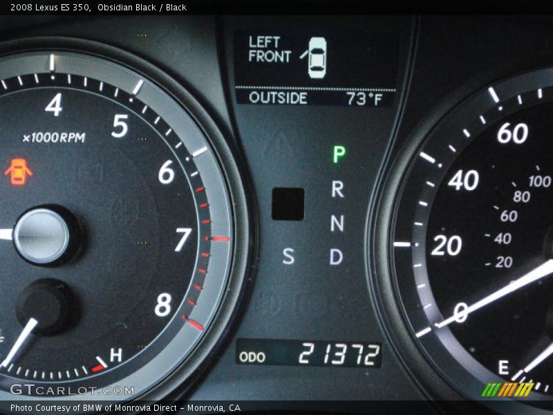 Obsidian Black / Black 2008 Lexus ES 350