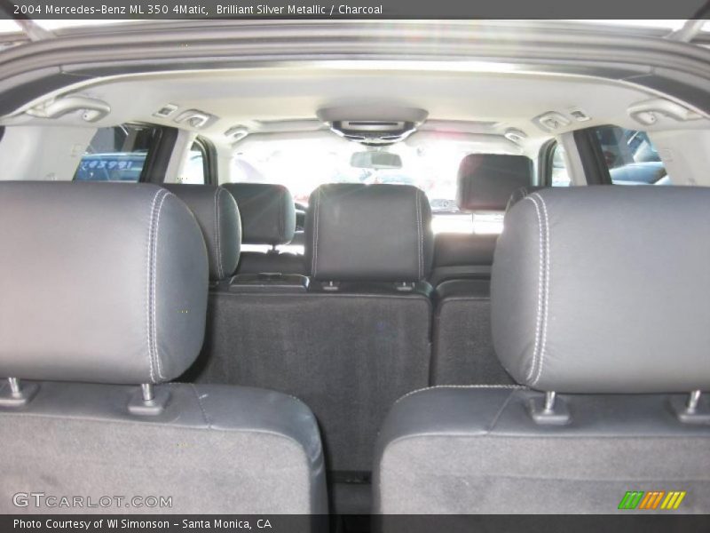 Brilliant Silver Metallic / Charcoal 2004 Mercedes-Benz ML 350 4Matic
