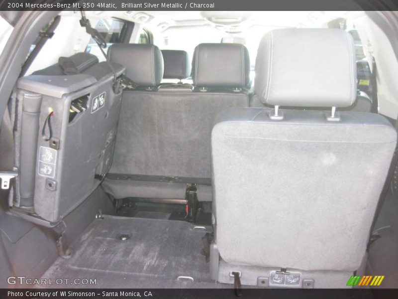 Brilliant Silver Metallic / Charcoal 2004 Mercedes-Benz ML 350 4Matic