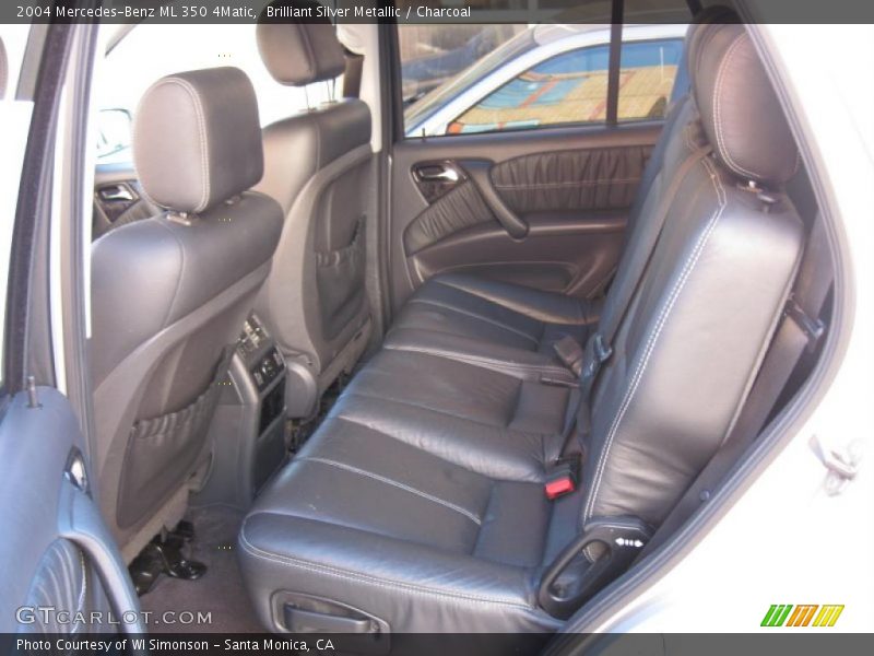 Brilliant Silver Metallic / Charcoal 2004 Mercedes-Benz ML 350 4Matic