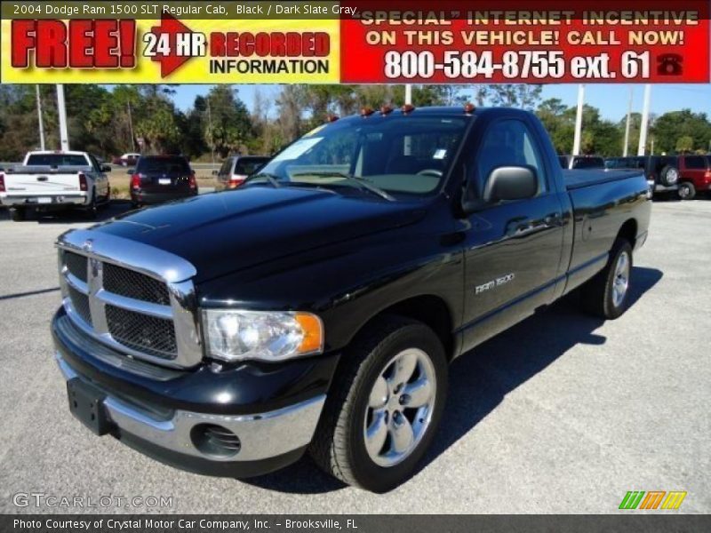 Black / Dark Slate Gray 2004 Dodge Ram 1500 SLT Regular Cab
