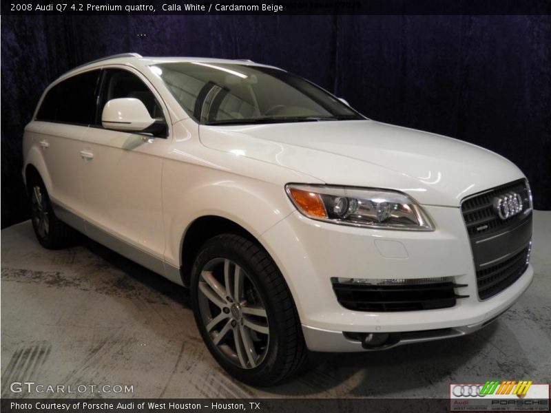 Calla White / Cardamom Beige 2008 Audi Q7 4.2 Premium quattro