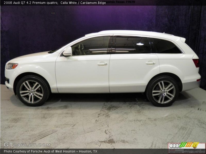 Calla White / Cardamom Beige 2008 Audi Q7 4.2 Premium quattro