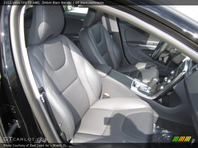 Ember Black Metallic / Off Black/Anthracite 2011 Volvo S60 T6 AWD