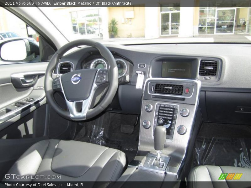 Ember Black Metallic / Off Black/Anthracite 2011 Volvo S60 T6 AWD